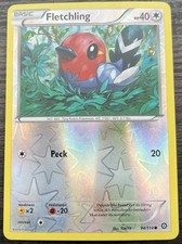 Fletchling 94/114 Pokemon TCG XY Steam Siege Reverse Holo Light Play LP