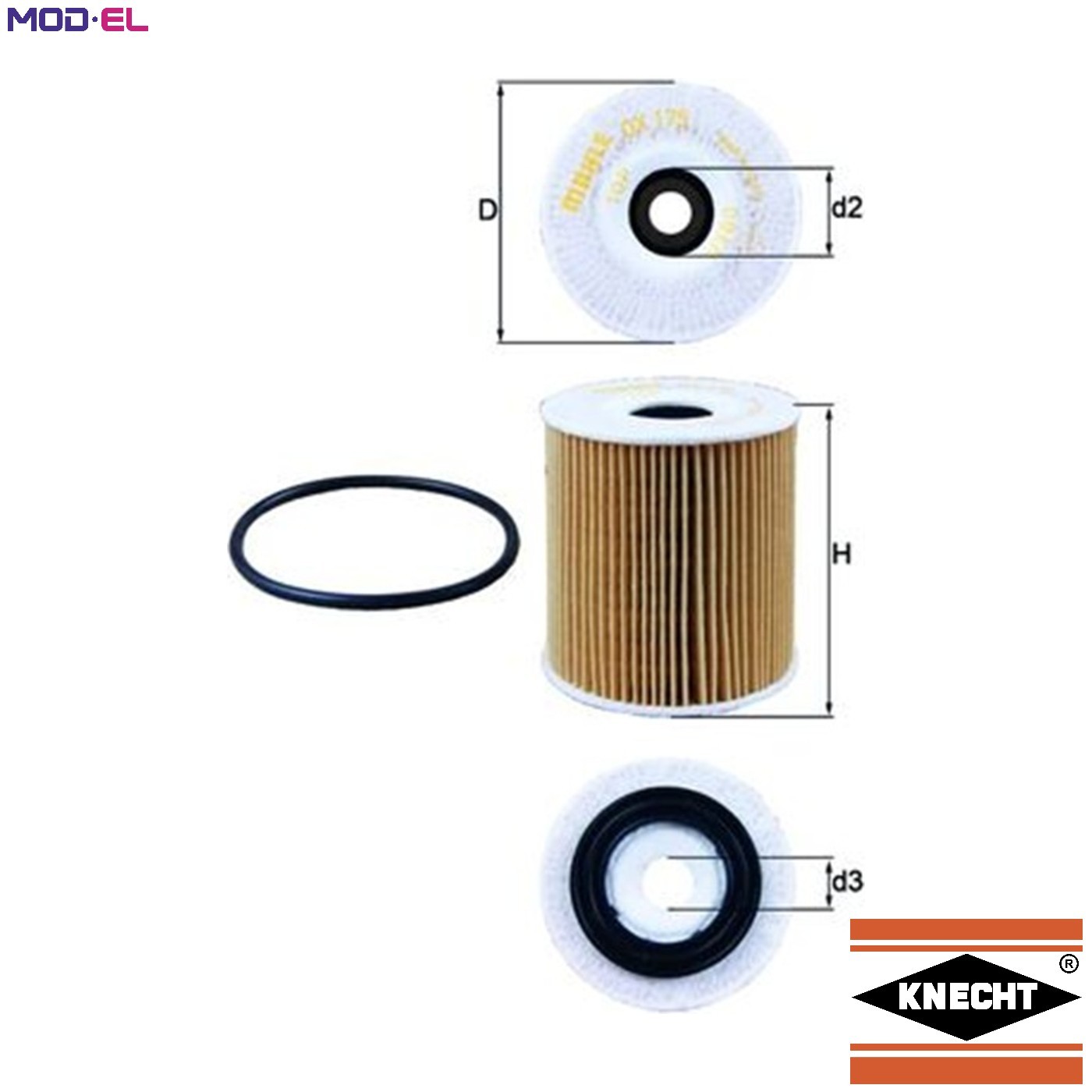 KNECHT OX 175D Oil Filter for CHRYSLER,FIAT,JEEP,MINI,NISSAN - Image 40