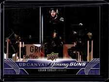 2023-24 Upper Deck Logan Cooley UD Canvas Rookie Young Guns RC #C237 Coyotes