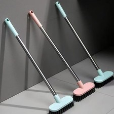 Floor Brush Long Handled Stiff Bristles For Cleaning Bathroom Tile Grout