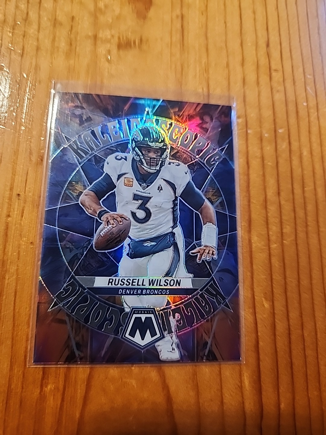 2023 Panini Mosaic Kaleidoscopic #14 Russell Wilson Denver Broncos CASE HIT SSP