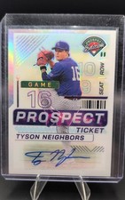 2024 Panini Prospect Edition - Tyson Neighbors #65 Silver Prizm Signatures (AU,