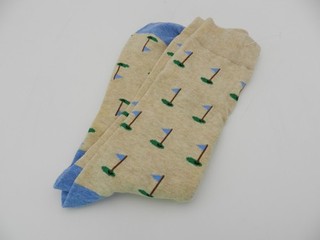 Charter Club Printed Crew Dress Sock