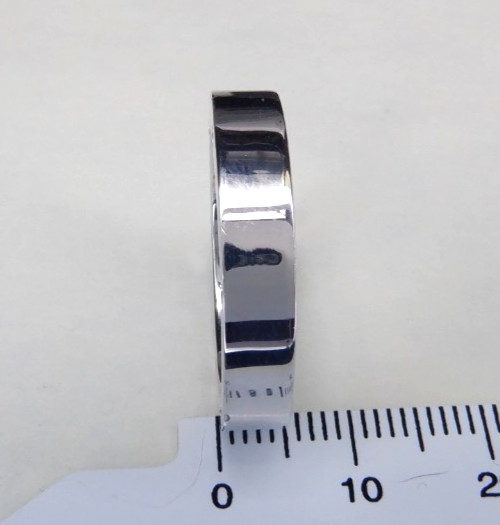 Sterling Diamond and Ruby Ring or Enhancer Size 9… - image 3