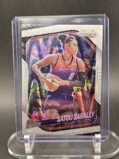 2025 Panini Prizm WNBA Satou Sabally #4 White Seismic Prizm Phoenix Mercury