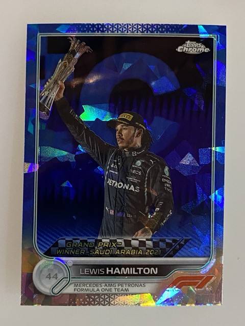 2022 Topps Chrome Sapphire Edition Formula 1 - Grand Prix Winners Lewis Hamilton