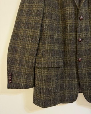Walbusch x Harris Tweed hand woven Wool Blazer Jacket Men's Size