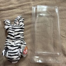 Retired Rare-Ty Beanie Baby Blizzard the White Tiger DOB December 12, 1996 MWMT 