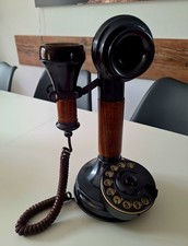 Orig Onyx Telmar Kerzenleuchter Standmikrofon Telefon. Made in Italy Rar 