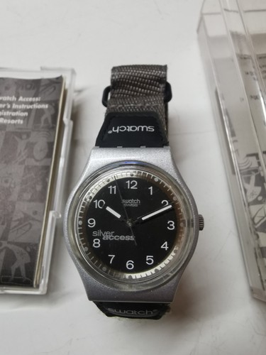 Swatch Silver Access Herrenuhr Vintage Retro Sammler - Bild 2 von 4
