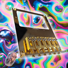 PUENTE DE GUITARRA DORADO estilo Tele con tornillos a juego precioso - H - rodillos CUSHY