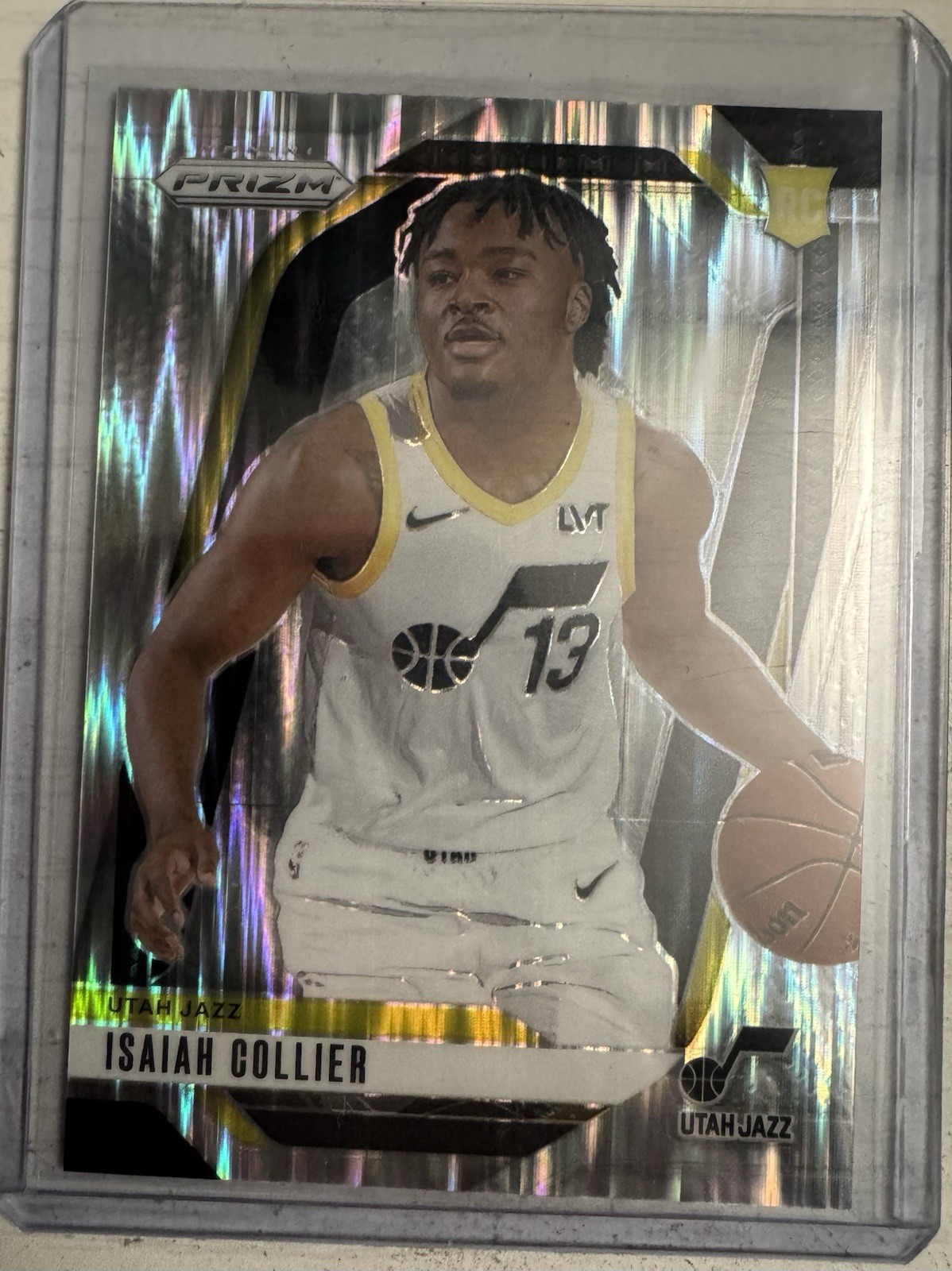 2024-25 Panini Prizm - Isaiah Collier #227 Skewed Prizm /249 (RC)