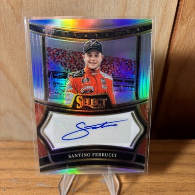 2025 Panini Select - Signatures Santino Ferrucci #S-SFC NASCAR Racing Indy Car