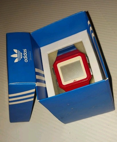 Adidas Originales ADH9025 Deportivas Retro Vintage Rojo Azul Blanco - Sin Batería - Imagen 1 de 9