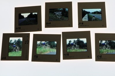 Vintage Bicycle 35mm Slides BATAVUS 10 Speed Bicycle Kodachrome 1980's LOT OF 7