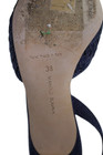 Manolo Blahnik Womens Denim Pointed Toe Slingback Heels Navy Size 38 8 — photo 5