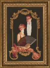 Mixed Embroidery "Theater Season". Embroidery Kit. Unprinted  anvas Charivna Mit