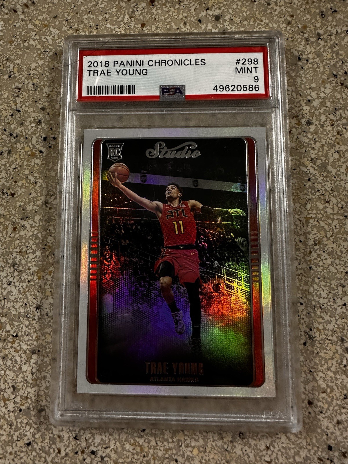 2018-19 Panini Chronicles Studio Trae Young #298 (RC)