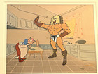 Limited edition Authentic Ren&Stimpy  "Powdered Toastman" Artist Cell   195/300. — photo 1