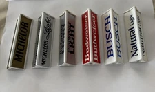 Vintage Bud Light 3 sided White Beer Tap Handle Anheuser Busch 