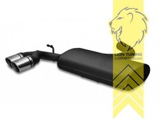 Ulter Sportauspuff für Seat Altea 5P 1.4i 1.6i 1.9TDi 2.0FSi 2.0TDi 2x70mm