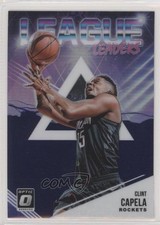 2018-19 Panini Donruss Optic League Leaders Purple Prizm Clint Capela #10 d1r