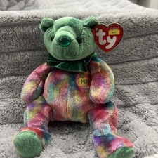 TY Beanie Baby - MAY the Birthday Bear 7.5 inch - MWMT's