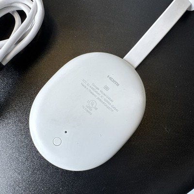 Google Chromecast HD Google TV Media Streamer - Snow Model G454V