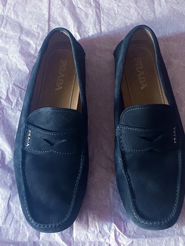Prada Schwarz Wildleder Halbschuhe Herren Fahrer US 11 / Italien 44. " 20D 001 11 - Bild 10 von 21