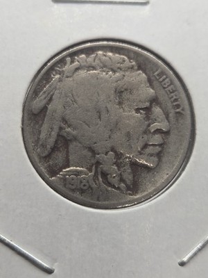 Choice Fine 1918-D Buffalo Nickel   1334   Check My Store Out!