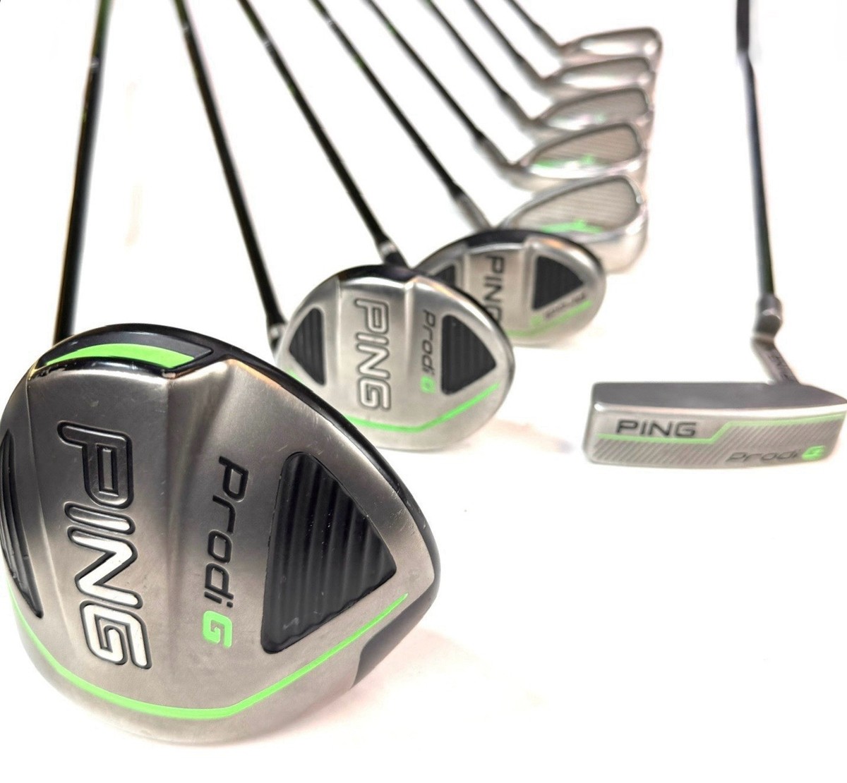Ping Prodi G 9 Club Set Black Dot Driver Wood Hybrid Irons Putter