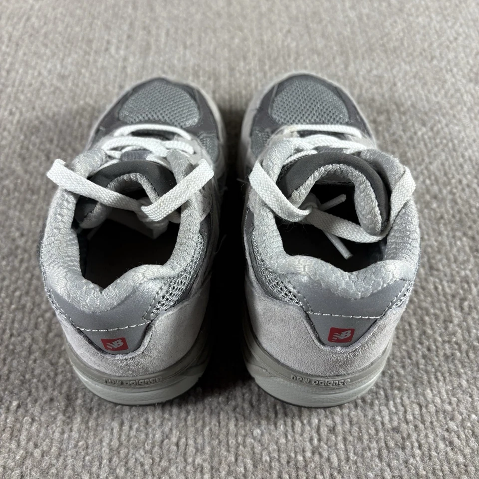 New Balance 990v3 ребенка ясельного возраста размер 9 серый замши IC990GY3 - Изображение 4 из 4