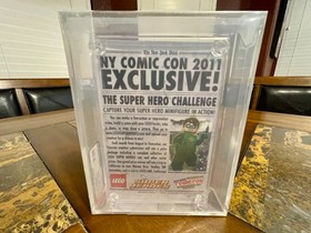 LEGO DC UNCIRCULATED GREEN LANTER MINI FIGURE 2011 NYCC SDCC AFA 9.25 UBER RARE!