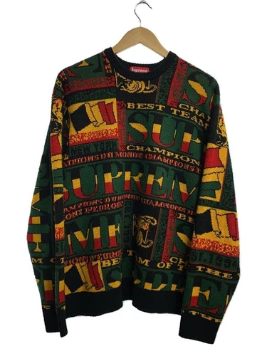 Pull tricoté Supreme (épais grand acrylique multicolore Occasion
