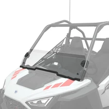 Polaris Lock & Ride Half Front Windshields, Polycarbonate, for RZR SxS