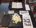 VTG Hasbro Scrabble Game Folio Edition 2001 Zippered Travel Crossword Board Game