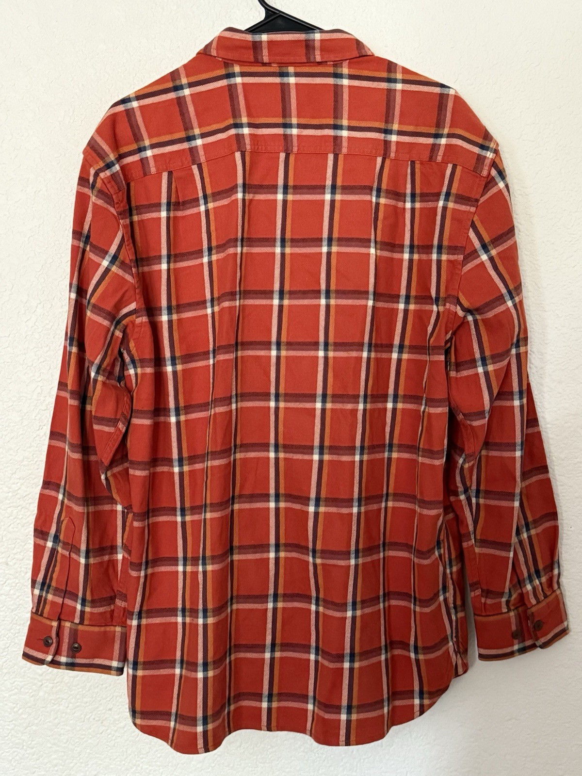 Pendleton Burnside Flannel Orange Plaid Long Slee… - image 5