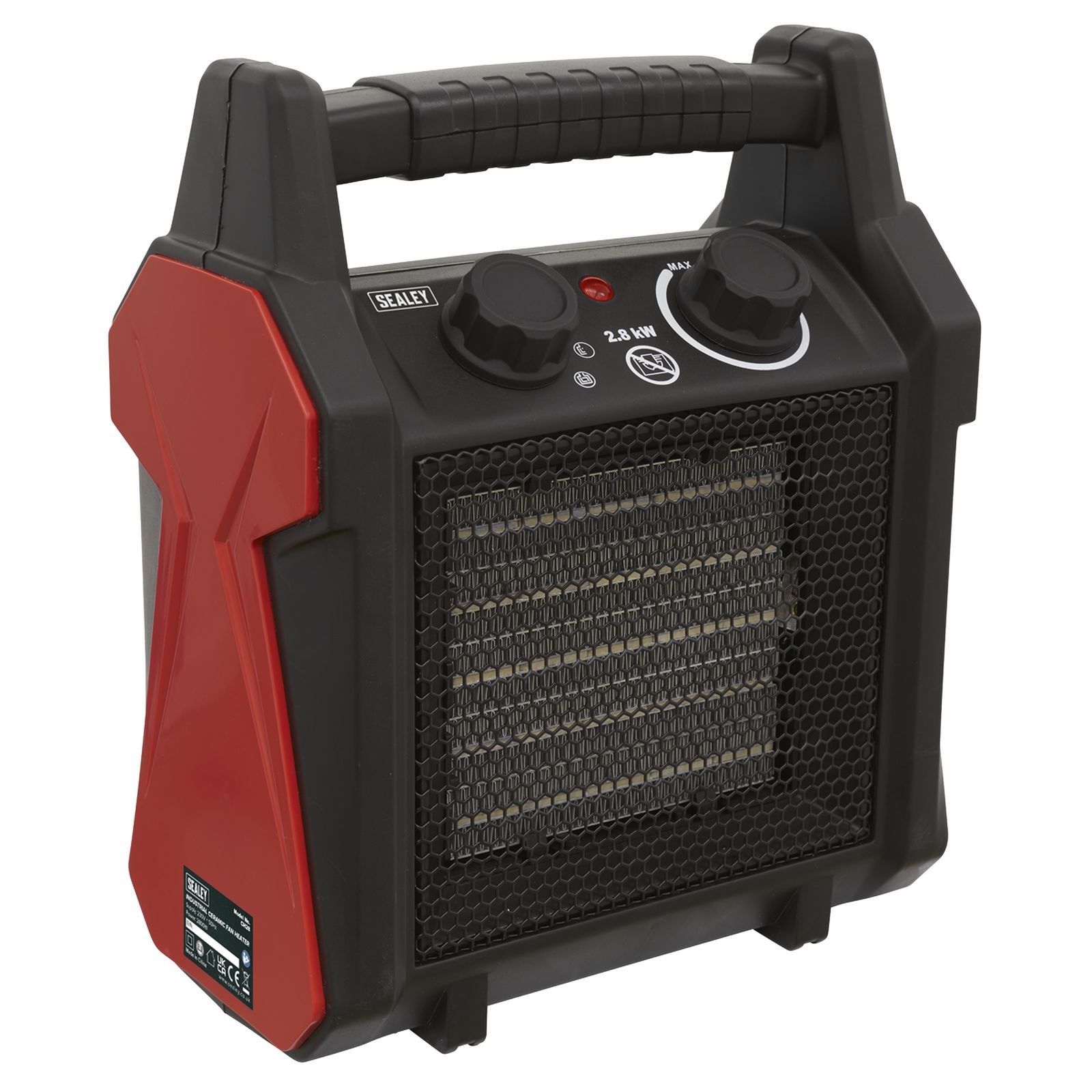 Sealey CH28 Industrial Ceramic Fan Heater 2800W - Image 3