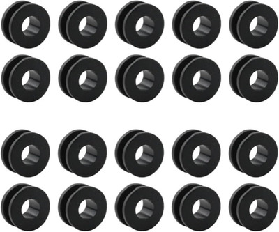 20 Pack Rubber Washer Grommet Reliable Rubber Motorcycle Washers Compatible with