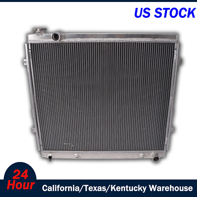 For Toyota Sequoia 2001-2004 & Tundra 2004-2006 4.7L V8 3Rows Aluminum Radiator