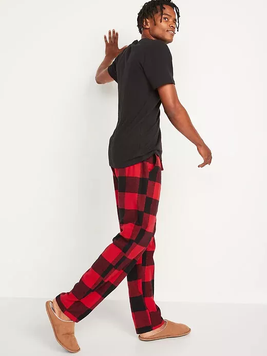 NWT Old Navy Red Buffalo Plaid Flannel Pajama Pants Sleep Lounge Men XS S  XL