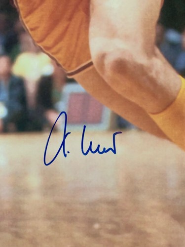 JERRY WEST HAND SIGNED 11x14 PHOTO LOS ANGELES LAKERS NBA LOGO JSA - Picture 3 of 4