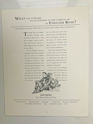 1996 Werbung BULMERS CIDER ENGLISH APPLE ROSE STRONGBOW WOODPECKER NUMMER 7 1727