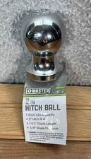 Master Mechanic Hitch Ball 2" 3500 Pound Cap Shank 1.5" Diameter .75" Length New