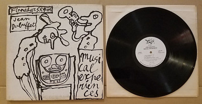 RARE! Jean Dubuffet ''Musical Experiences'' (p)1973 Vinyl Record FINNADAR EX!