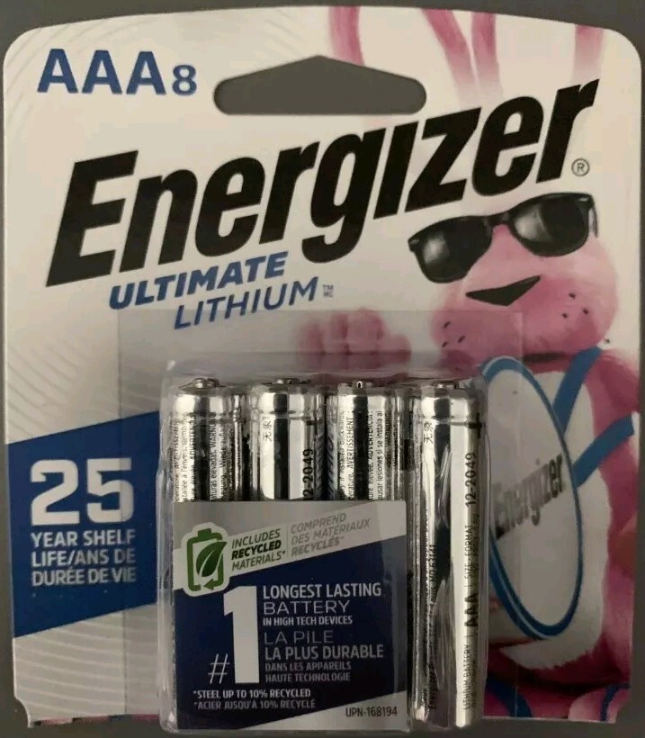 8 Energizer Ultimate Lithium AAA Batteries Exp2042+-image