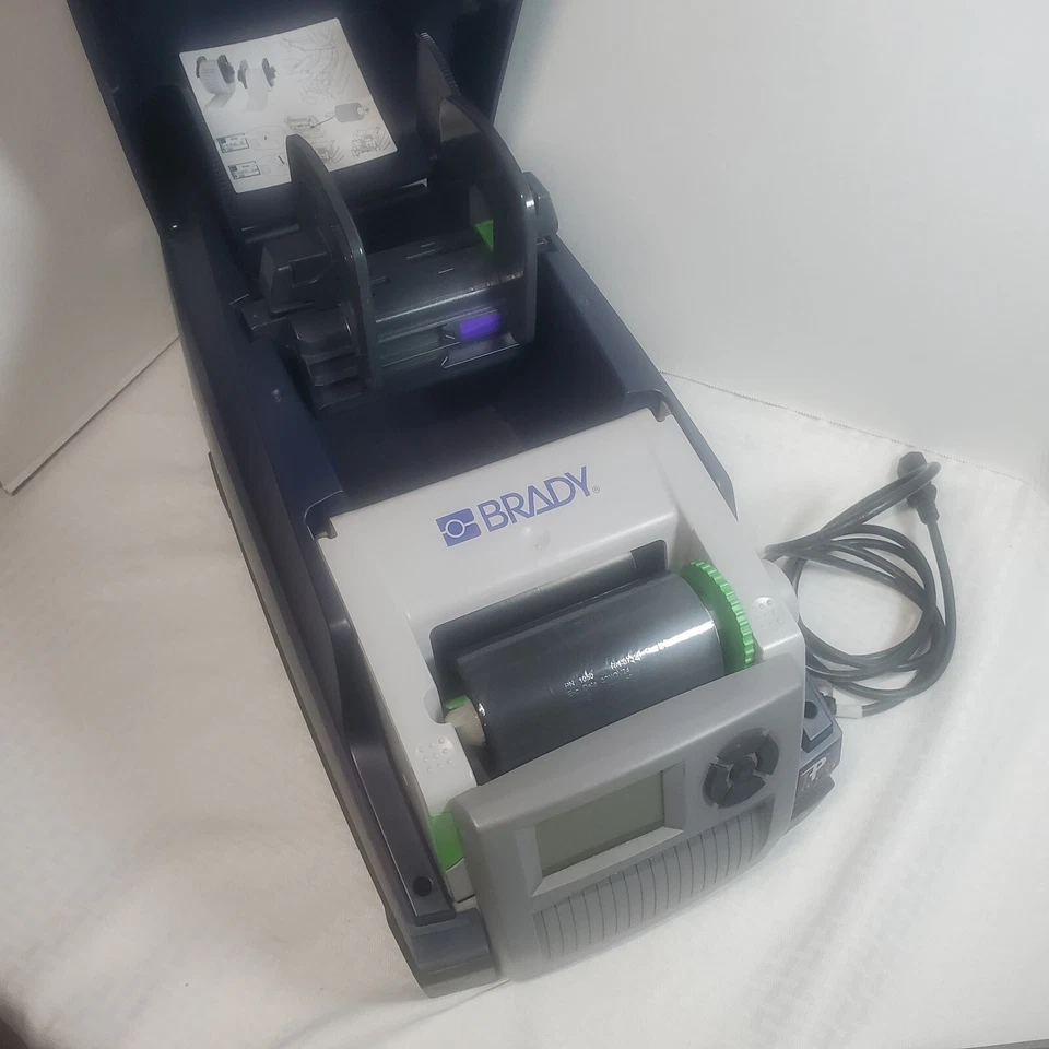 Brady BP-IP300 Thermal Transfer Label Printer 300dpi Ethernet USB Serial. Used. - Image 2 of 4