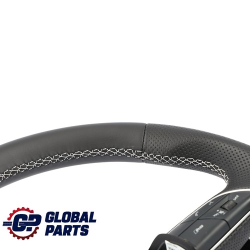 Steering Wheel Audi Q3 SQ3 RSQ3 NEW Black Leather Flat Bottom Paddle Shift - Picture 9 of 14