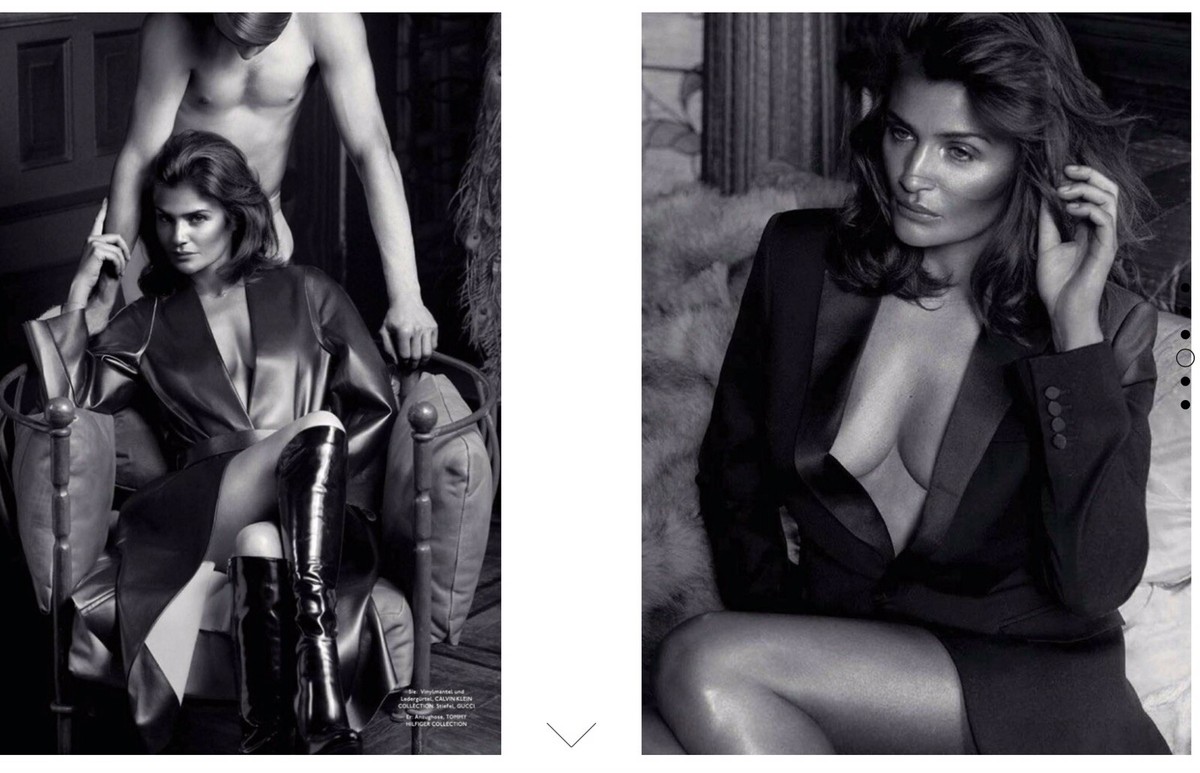 GQ　helena christensen Helena Christensen for GQ Style Germany