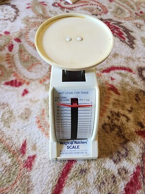 Vintage Weight Watchers Mechanical Scale Hard Plastic  IDL Carlstadt NJ USA